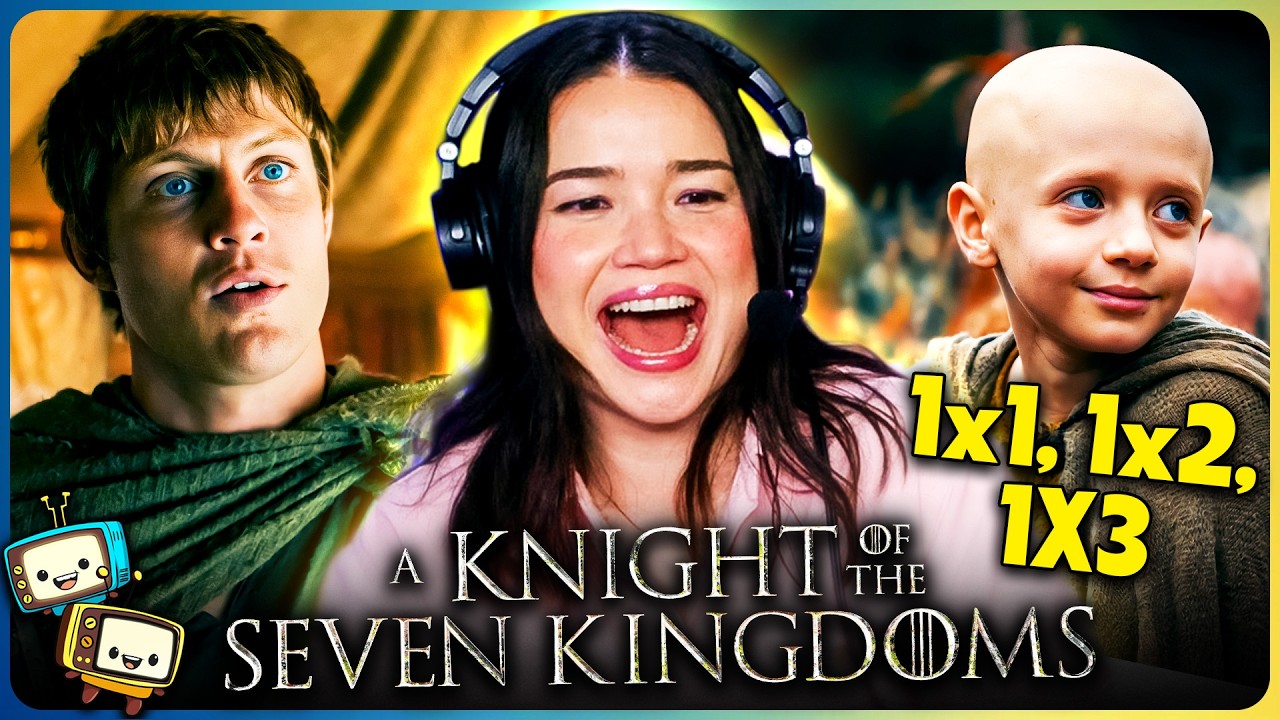 A KNIGHT OF THE SEVEN KINGDOMS 1x1, 1x2 & 1x3 Reaction! | Game of Thrones | HBO Max