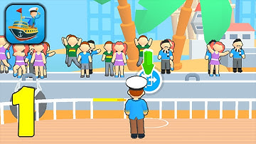 Cruise Master - Stickman Ship Commander - Part 1 - Gameplay Walkthrough(iOS, Android)