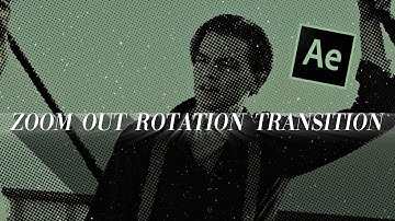 smooth zoom out rotation | after effects tutorial