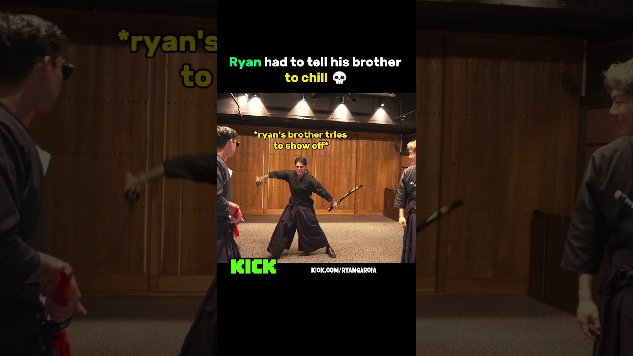 Ryan had to tell his brother to chill 💀