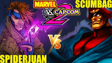 MvC2 Mvci Umvc3 SPIDERJUAN vs SCUMBAG pt 2
