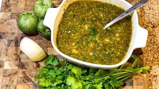 SALSA VERDE TATEMADA PARA TACOS