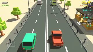 Blocky traffic racer blocky traffic racer game screenshot 4