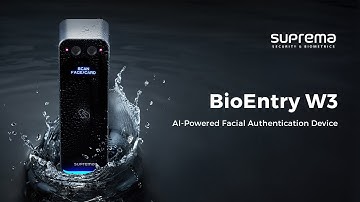 Suprema BioEntry W3: AI-Powered Facial Authentication Device