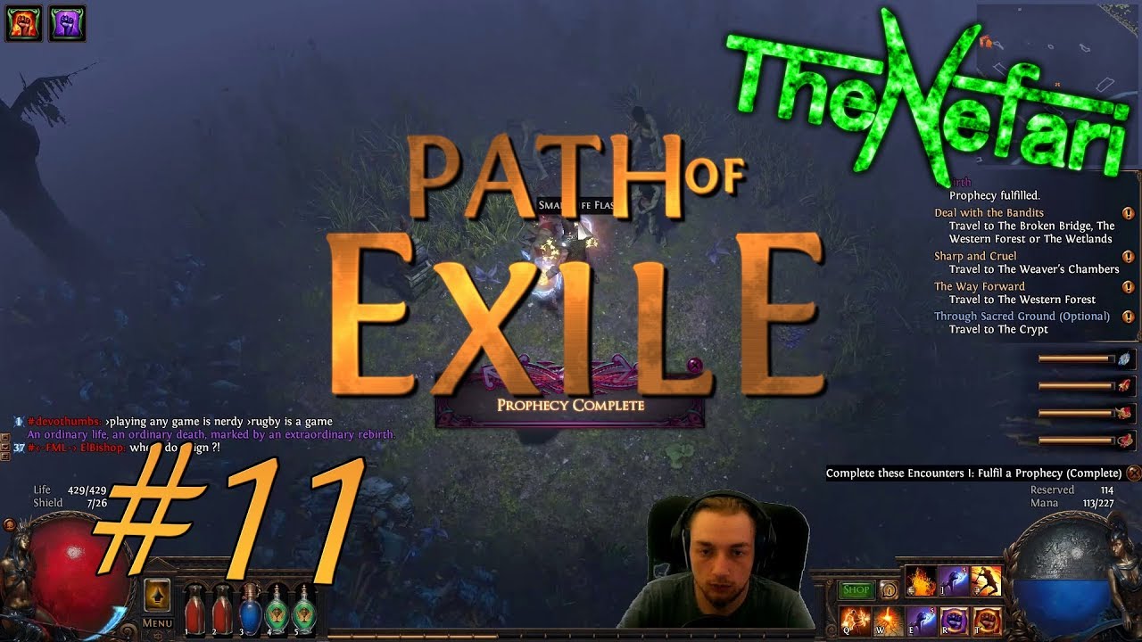 Path Of Exile 11 Rebirth Prophecy Fulfilled Youtube