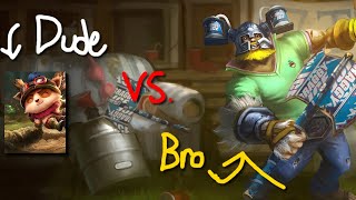 High Elo Teemo vs Olaf Gameplay with Some Epic Gamers in the Game