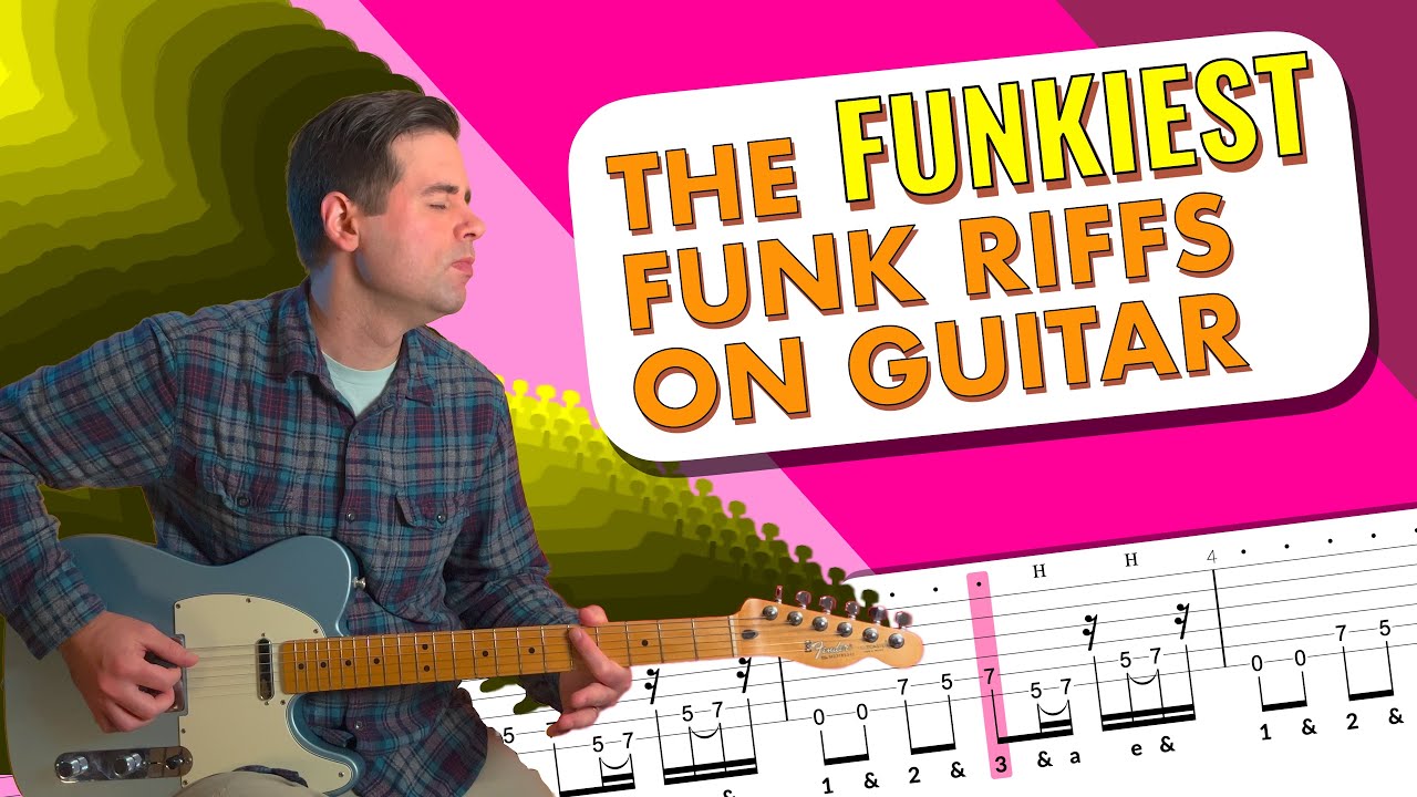 The Funkiest Funk Riffs on Guitar - YouTube