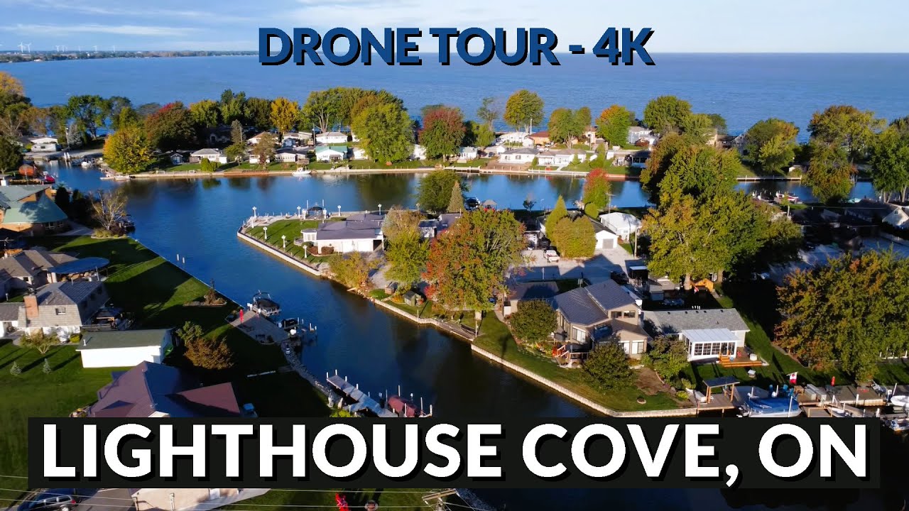 🌅 Lighthouse Cove, Ontario: A Coastal Paradise from Above! 🚁✨ 4K Drone Footage 🛩️