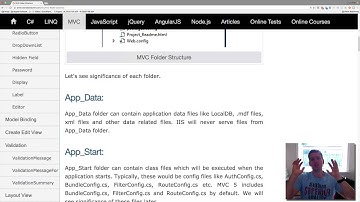MVC Architecture -  Folder structure MVC Solution