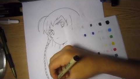 Drawing Emi Yusa from The Devil is a Part-Timer! (SPEED DRAWING)