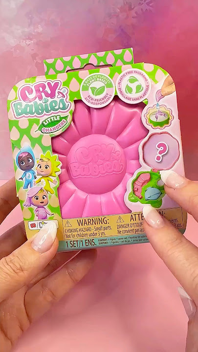 Cry Babies Little Changers Flower Compact 🌸☀️ #crybabies #asmr #miniature #playset #pretendplay