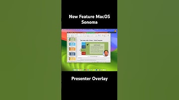 Presenter Overlay MacOs Sonoma #macos #sonoma #macossonoma #macos14 #presenteroverlay