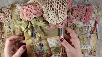 French Bohemian altered file folders & journals