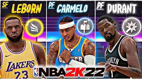 Winning a 1v1 stage court game with every build on NBA 2k22…before I delete all my builds