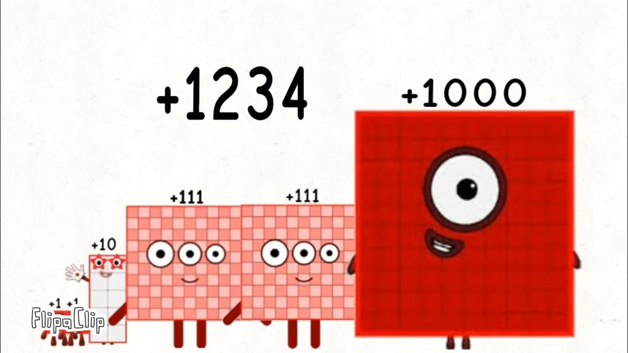 Numberblocks 1 Sneeze Plus Until The Value Becomes 12345678 12