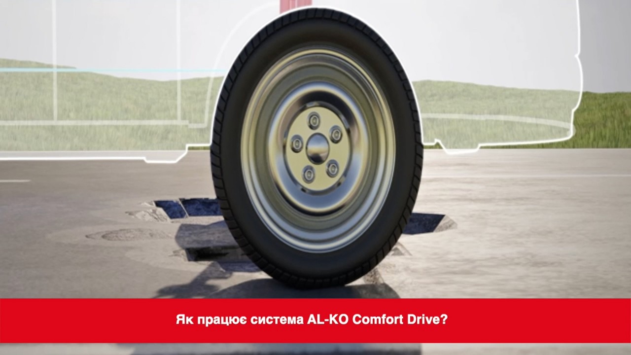Напівактивна підвіска: шасі для автофургонів та автобудинків AL-KO Comfort Drive