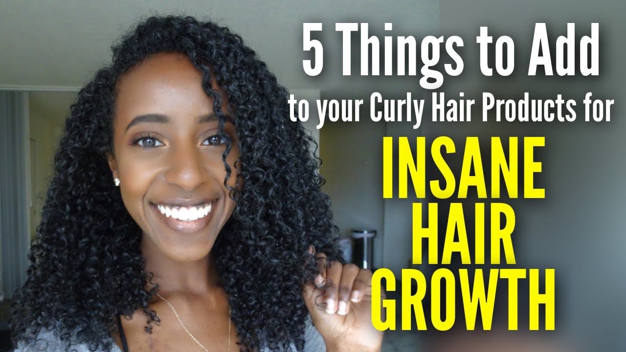 5 Things To Add To Your Hair Products For Insane Hair Growth Youtube