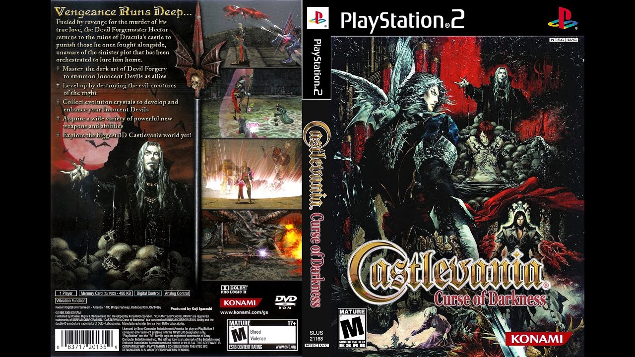Castlevania Curse of Darkness de ps2 en ps3 HFW/hen YouTube