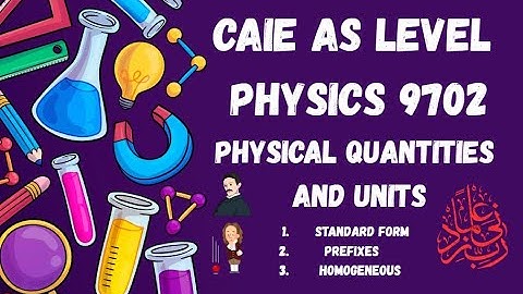 Physical Quantities and Units Lecture 2 | CAIE AS Level Physics 9702