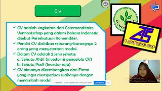 Jenis Usaha Ekonomi Perorangan dan Kegiatan Kelompok