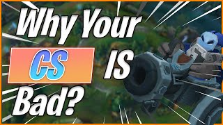 why your Creep score is bad in 4 minutes! league of legends!