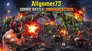 Dinosaur VS Zombie Army: Total Destruction Begins! 😱 Dinosaur Zombie Warriors Gameplay | @ALLGAME... screenshot 3