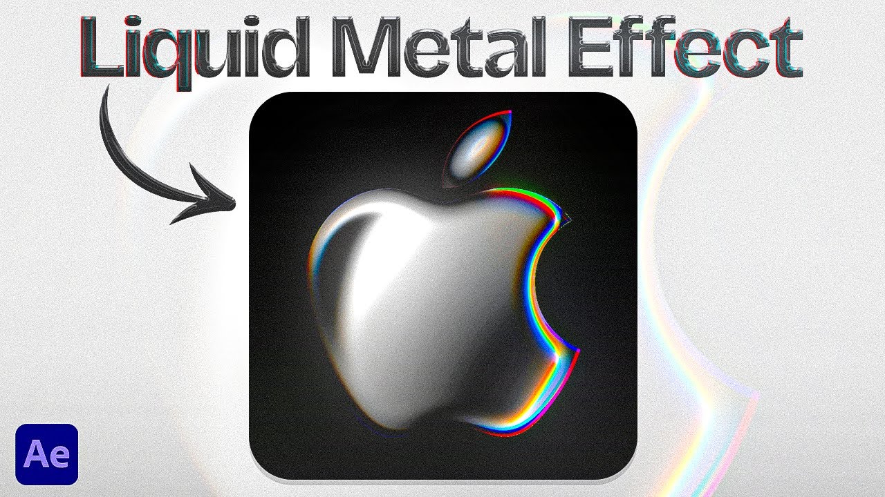 Stunning Liquid Metal Effect in After Effects | Easy Logo Reveal ...