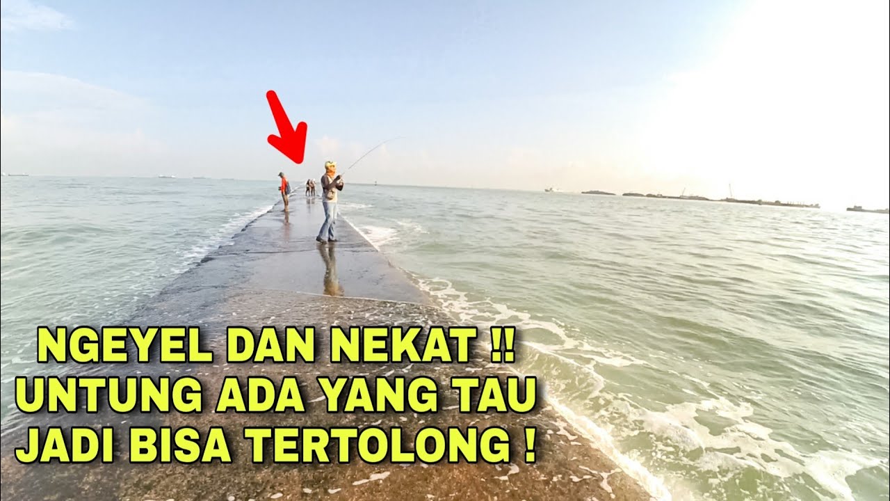 BIKIN NGERI !! Strike Efek Baratan Di Dam Ijo Semarang, Perubahan Ombak Yang Begitu Cepat !!!