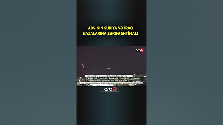 ABŞ-nin Suriya və İraq hərbi bazalarına zərbə ehtimalı