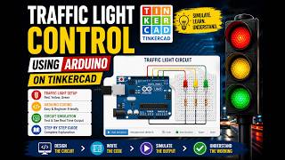 Traffic Light Control Using Arduino on Tinkercad | Complete Tutorial