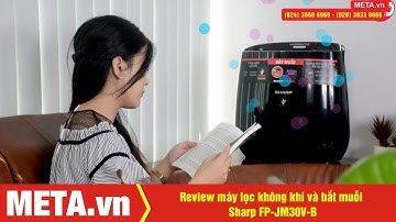 Review máy lọc không khí và bắt muỗi Sharp FP-JM30V-B | META.vn