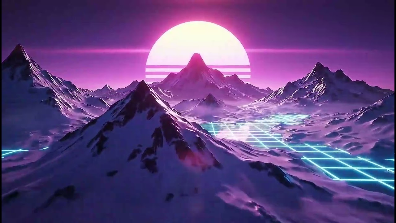 1 Hour of Dreamwave Christmas Nights | Relaxing Synthwave for Winter Vibes Vol.2