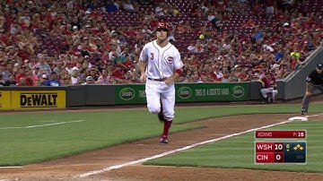 WSH@CIN: Gennett plates Kivlehan on bases-loaded walk