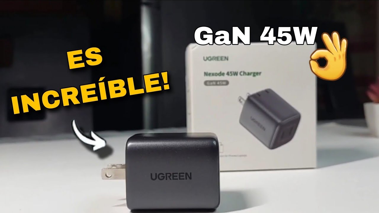 Cargador UGREEN GaN 65W ! ES TAN BUENO? VALE LA PENA ?🤔 