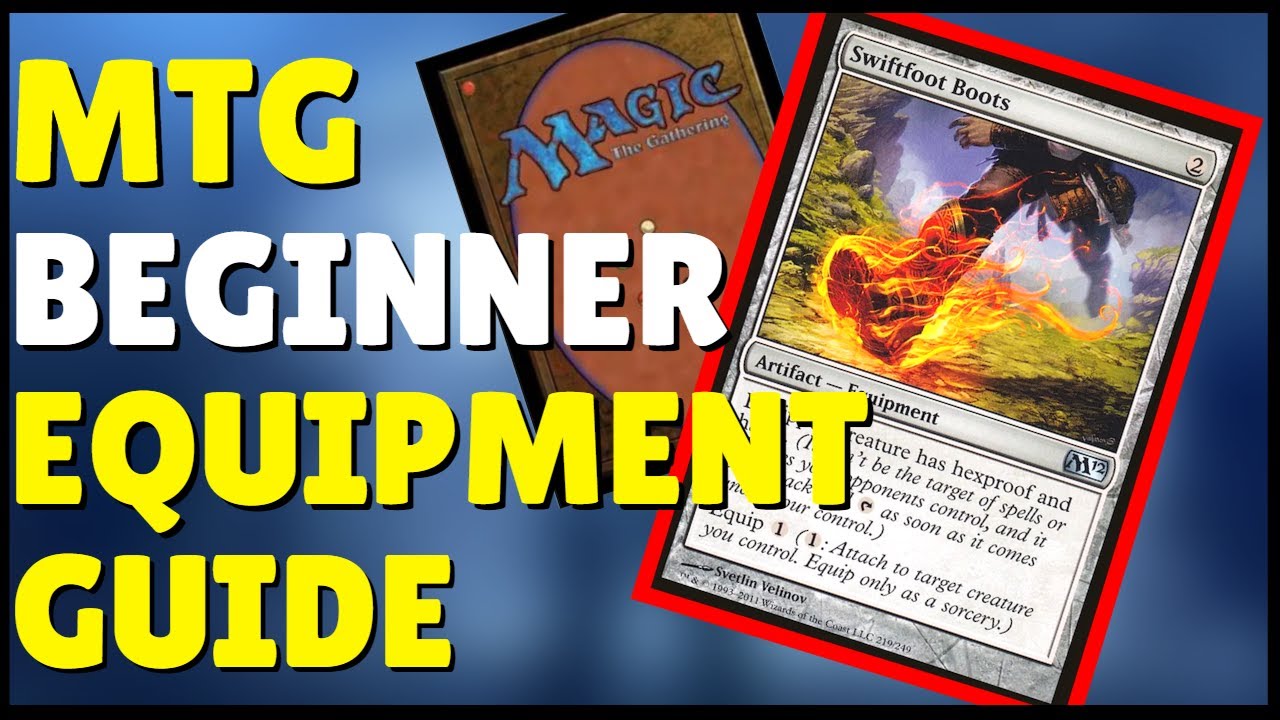Beginner Guide For Equipment Cards magicthegathering magic mtg YouTube