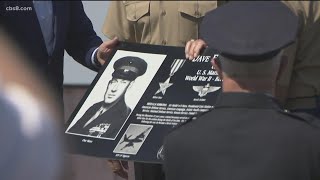 Marine honor World War II veteran at Mount Soledad