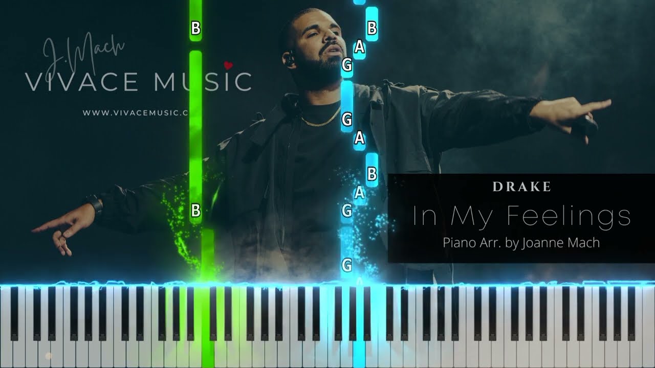 In My Feelings - DRAKE | Piano Cover by - Vivace Music | In My Feelings Easy Piano