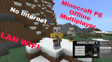 How to Play Minecraft Multiplayer Offline (using LAN Wifi) Minecraft PE