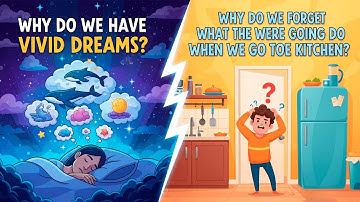 2 MIND-BLOWING PSYCHOLOGICAL FACTS (THE DOORWAY EFFECT & VIVID DREAMS) | ANIMATION