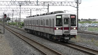 【出試】東武10000系10030型11252F 南栗工出場試運転 往路 板倉東洋大前通過【4K】