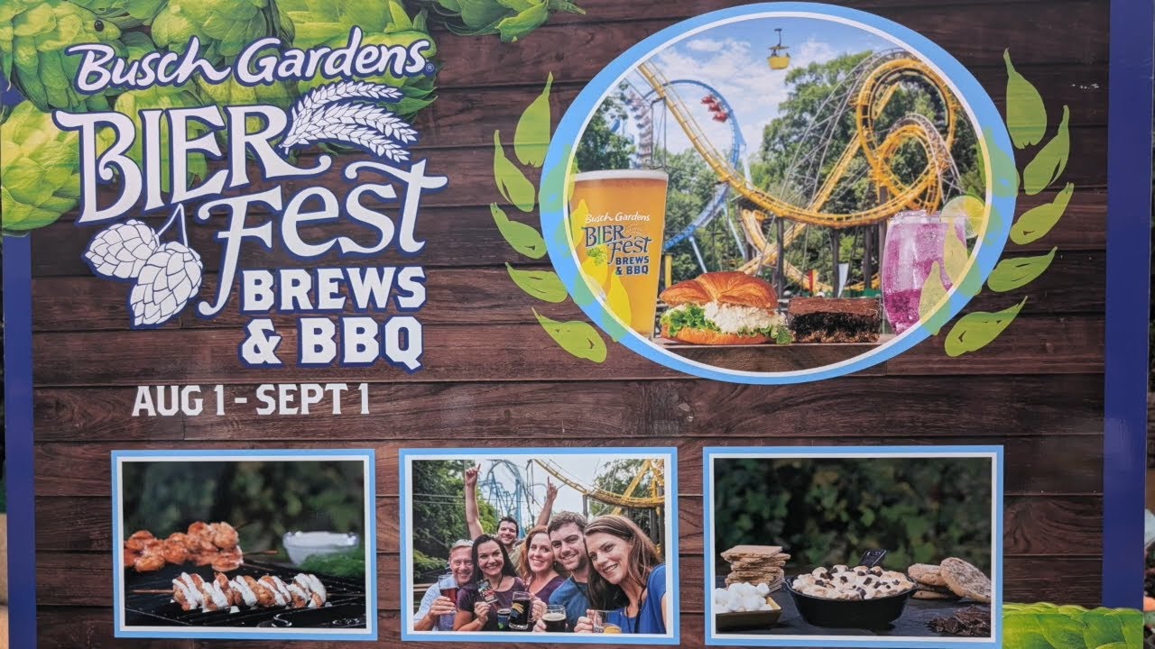 Busch Gardens Williamsburg Bier Fest: Brews & BBQ - Summer 2025