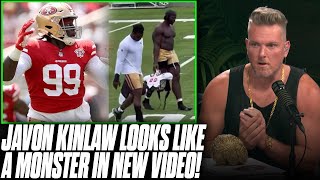 Javon Kinlaw Is An ABSOLUTE MONSTER, Looks Massive In New Video | Pat McAfee Reacts