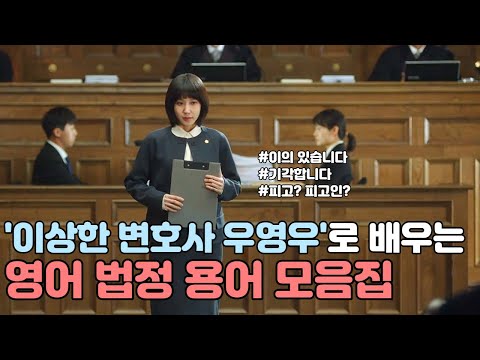 현재 시청률 1위 이상한 변호사 우영우 로 배우는 영어 표현 Ft 넷플릭스 영어 자막 