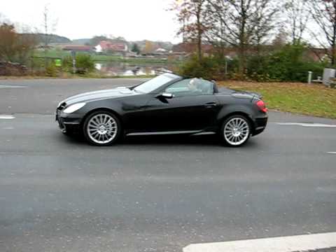 Mercedes Benz SLK 55 AMG R171 Roof Mechanism Operation Open & Close 