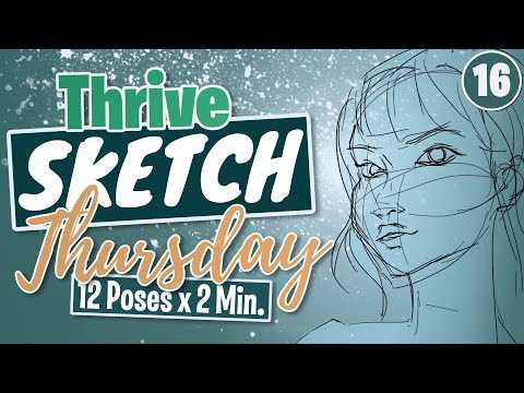 Improve Your Figure Drawing 12 Quick Poses 2 Min Each Thursday Sketch Session