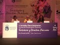 Mesa Redonda: "El derecho de las mujeres a una vida libre de violencias" V Jornadas EPF