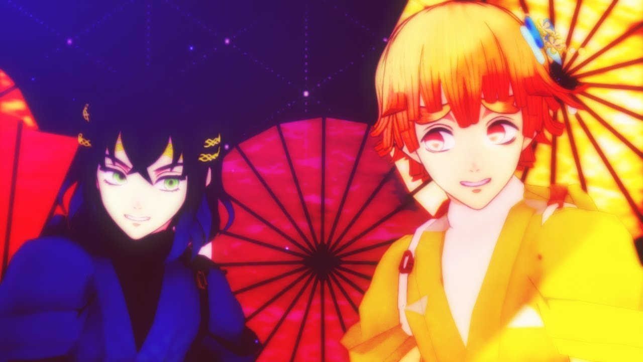 【鬼滅のMMD】ヒアソビ【嘴平伊之助生誕祭2022】