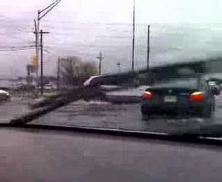 flooded route 46 New Jersey.