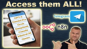 n8n Telegram bot to access all LLM