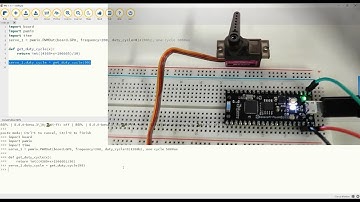 Banana Pi BPI-PicoW-S3 PWM Controlled Servo[CircuitPython]  --RaspberryPi  Pico W